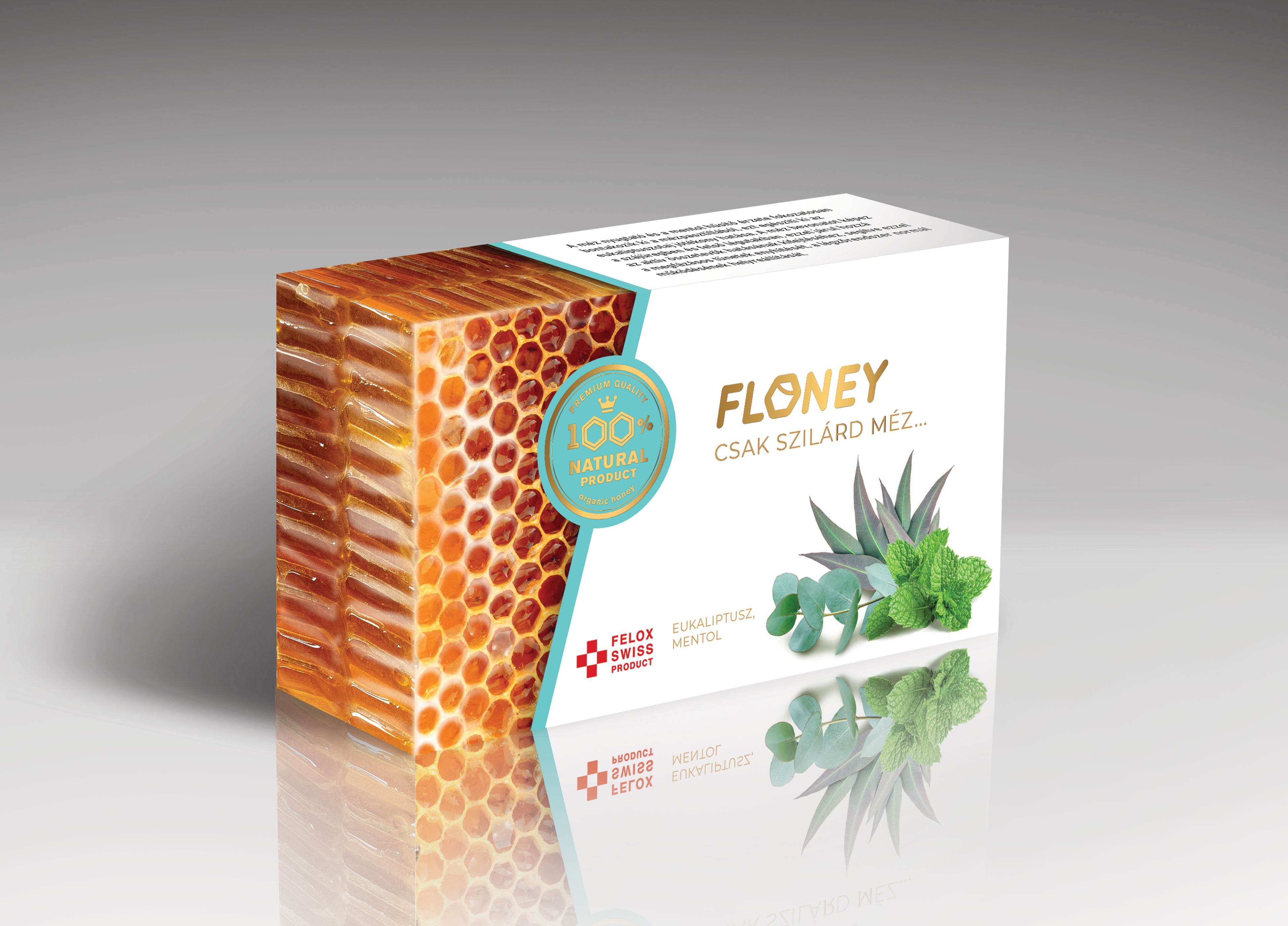 Floney szopogató tabletta Mentollal és Eukaliptusszal